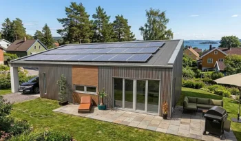 Meis F - Et moderne lite ferdighus med alt på et plan